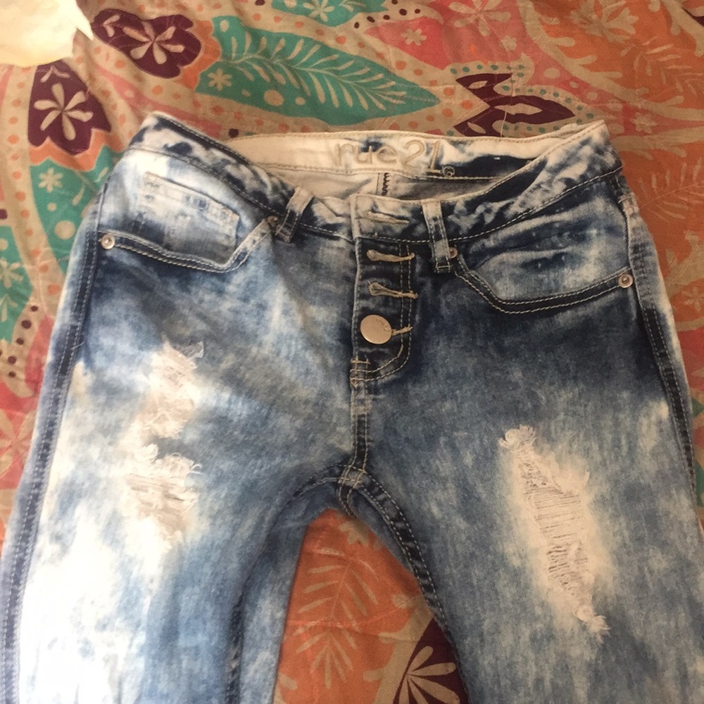 Rue 21 destroyed jeans